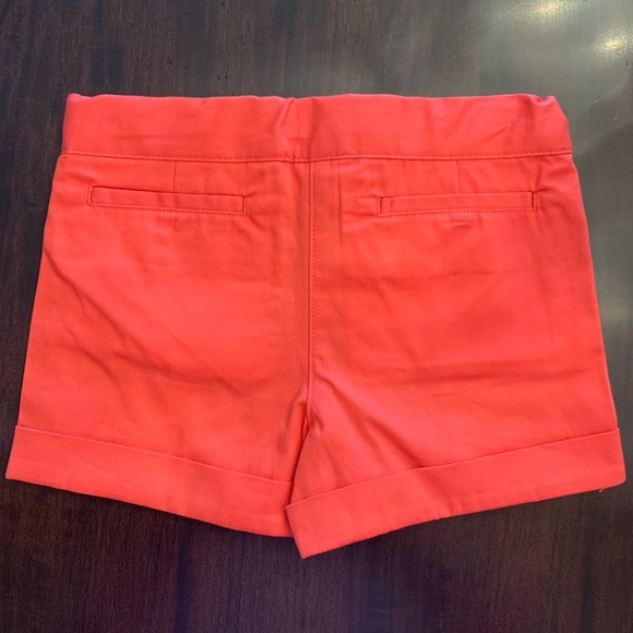 Janie and Jack Coral Cotton Shorts Size 3 - Picture 2 of 5